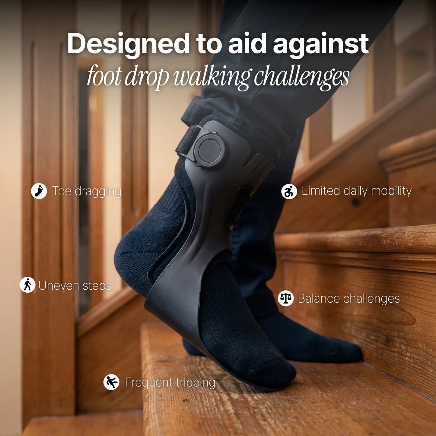 Elanora Steady Foot Drop AFO Brace