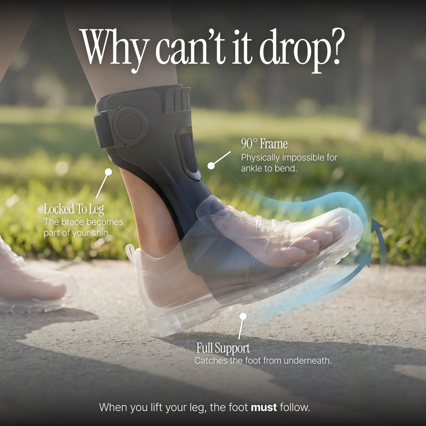 Elanora Steady Foot Drop AFO Brace